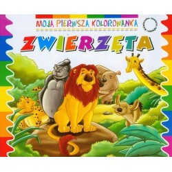 Zwierzęta. Moja pierwsza kolorowanka 