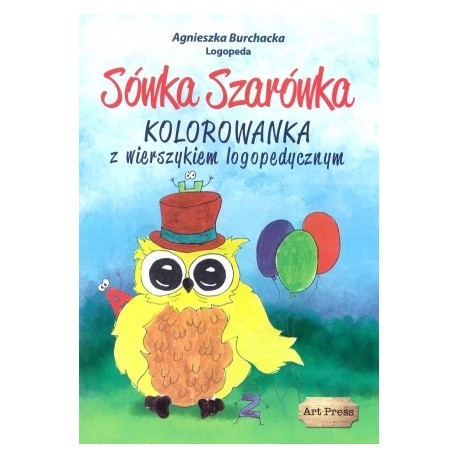 Sówka Szrówka - Kolorowanka z wierszykami logopedycznymi 