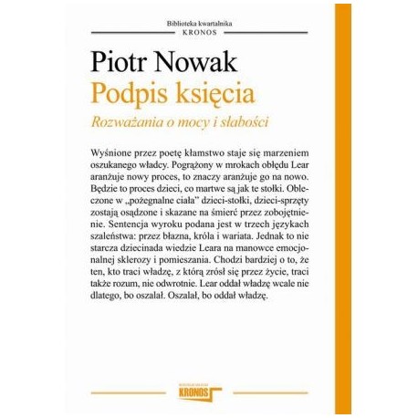 Podpis księcia 