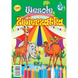 WESOŁE ZWIERZĄTKA 2 KOLOROWANKA(FERMENT)