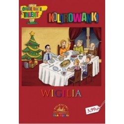 Kolorowanki. Przygotowania do Wigilii