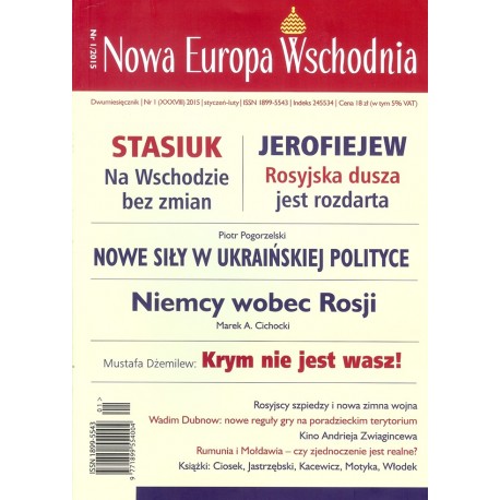 Nowa Europa Wschodnia. 1/2015