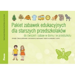 Pakiet zabawek edukacyjnych dla starszych przedszkolaków Do ćwiczeń i zabaw w domu i w przedszkolu 