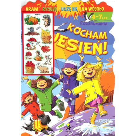 Kocham jesień (naklejki)