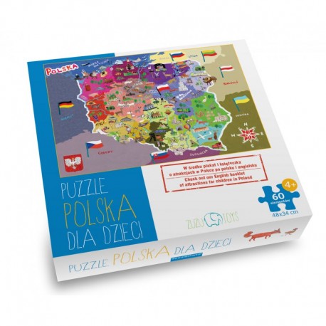 Puzzle Polska dla dzieci