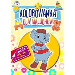 Kolorowanka dla maluchów 1 Praca zbiorowa motyleksiazkowe.pl