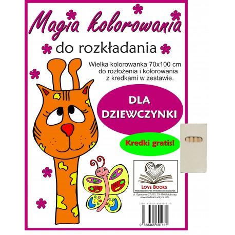 Magia kolorowania dla dziewczynki