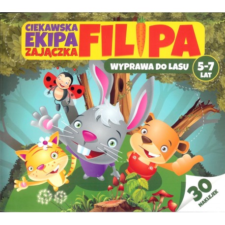 Ciekawska ekipa zajączka Filipa 5-7 lat