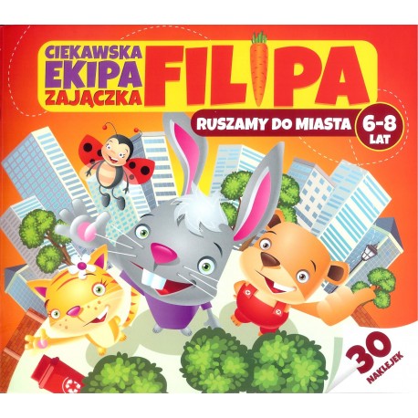 Ciekawska ekipa zajączka Filipa 6-8 lat