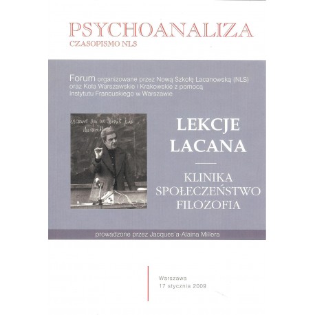 Psychoanaliza wyd. specjalne 2011 Lekcje Lacana