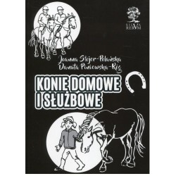 Konie domowe i służbowe (czarno-biała)