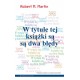 W tytule tej książki są są dwa błędy