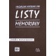 Listy, memoriały