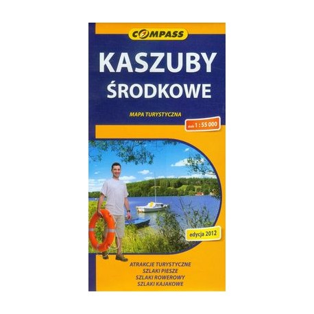 Kaszuby Środkowe mapa turystyczna