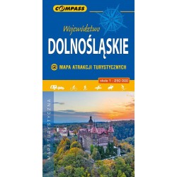 Województwo Dolnośląskie  Mapa Atrakcji Turystycznych