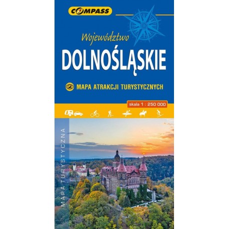Województwo Dolnośląskie  Mapa Atrakcji Turystycznych