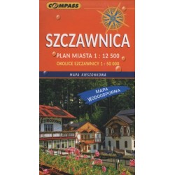 Szczawnica plan miasta 1:12 500