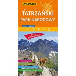 Mapa Tatrzański Park Narodowy w. laminowana