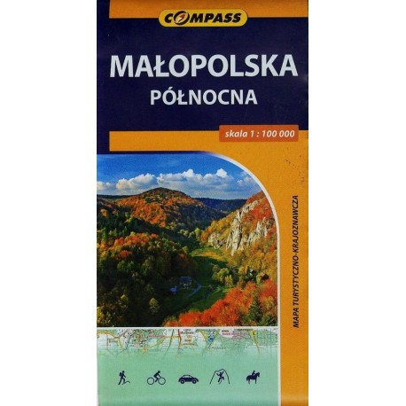 Małopolska Północna mapa turystyczno-krajoznawcza