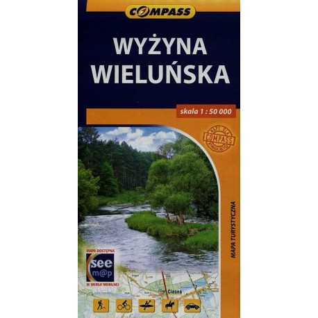 Wyżyna Wieluńska mapa turystyczna