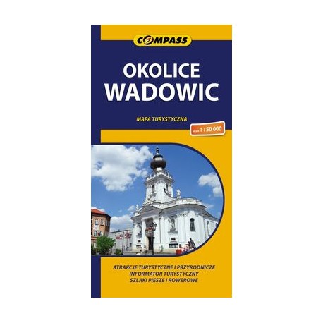 Okolice Wadowic Mapa turystyczna