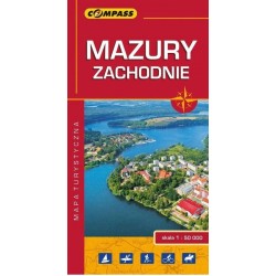 Mazury Zachodnie wer.laminowana