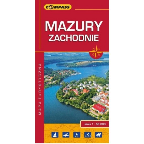 Mazury Zachodnie wer.laminowana