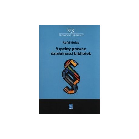 Aspekty prawne działalności bibliotek