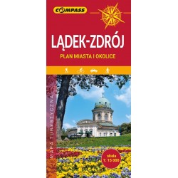 Lądek-Zdrój Plan miasta i okolice