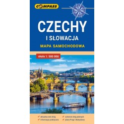 Czechy i Słowacja – mapa samochodowa