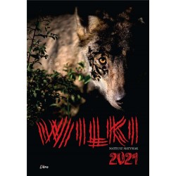 Kalendarz 2021 Wilki (czarny)