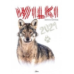 Kalendarz 2021 Wilki (biały)