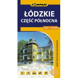 Łódzkie część północna mapa turystyczna 1:1 000 000