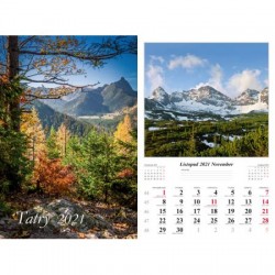 Kalendarz 2021 Tatry 7 planszowy