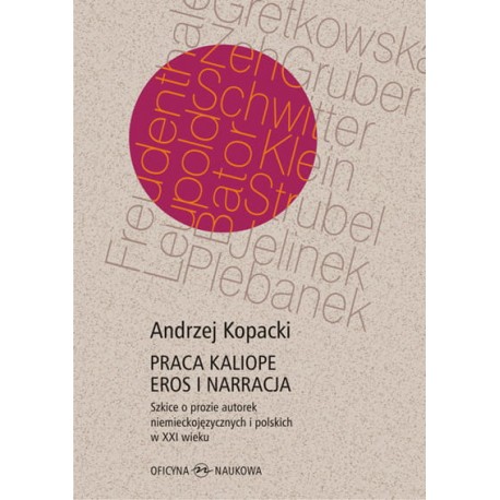 Praca Kaliope. Eros i narracja Szkice o prozie autorek niemieckojęzycznych i polskich w XXI wieku