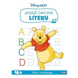 Disney uczy Zeszyt ćwiczeń Litery