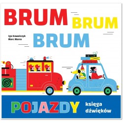 POJAZDY Księga dźwięków  brum brum brum