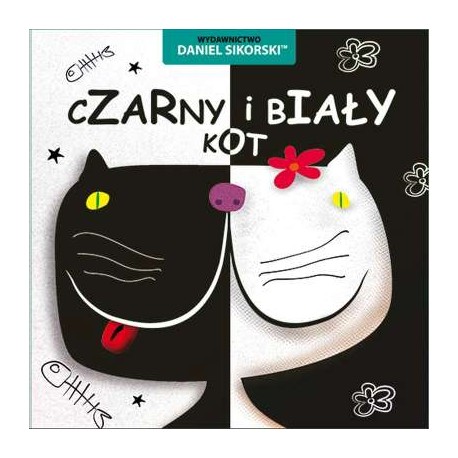 Czarny i biały kot