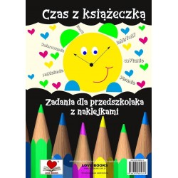 Czas z książeczką Zadania dla przedszkolaka z naklejkami