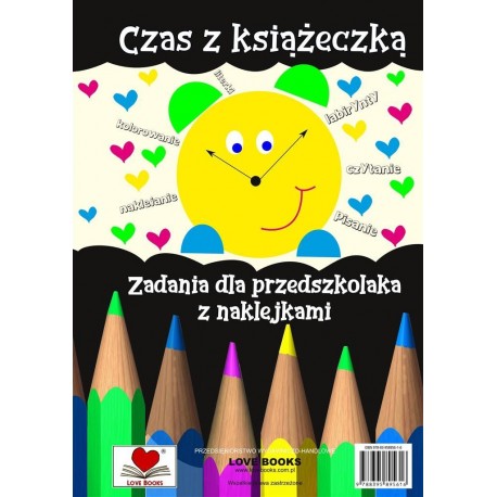 Czas z książeczką Zadania dla przedszkolaka z naklejkami