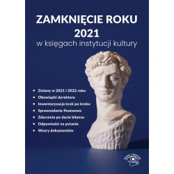 Zamknięcie roku 2021 w księgach instytucji kultury