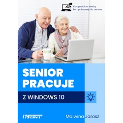 Senior pracuje z Windows 10