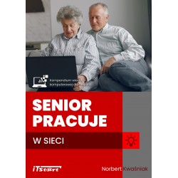 Senior pracuje w sieci