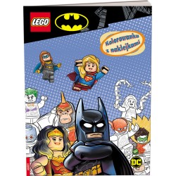 Lego DC Batman Kolorowanka z naklejkami okładka motyleksiazkowe.pl