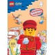LEGO City Kolorowanka z naklejkami okładka motyleksiazkowe.pl