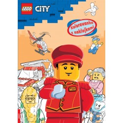 LEGO City Kolorowanka z naklejkami