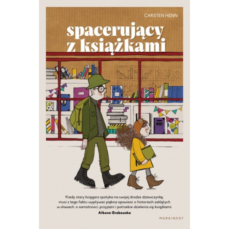 Spacerujący z książkami Carsten Henn motyleksiazkowe.pl