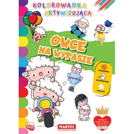 Owce na wypasie Kolorowanka aktywizująca