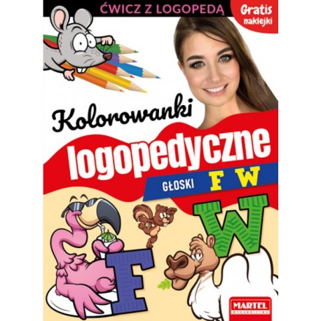 Kolorowanki logopedyczne głoski F W