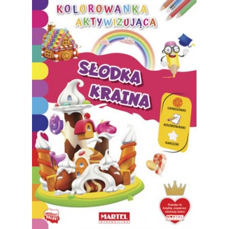 Kolorowanka aktywizująca Słodka kraina motyleksiazkowe.pl